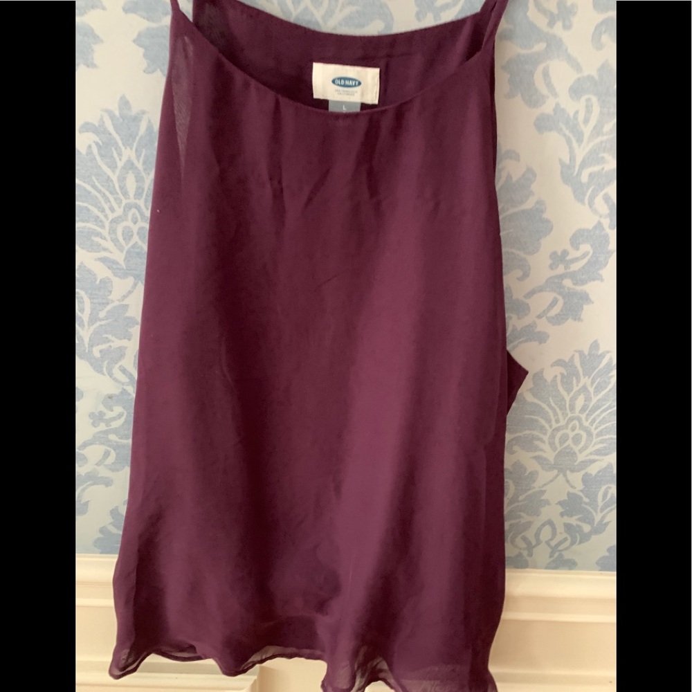 Plum adjustable camisole tank top